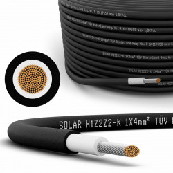 Top Cable - Cable Solar PV ZZ-F
 Color-Negro Calibre-6 mm2